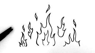 Comment Dessiner Des Flammes Youtube