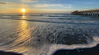 A beautiful sunrise at Myrtle Beach State Park to kick off our vacation week. 