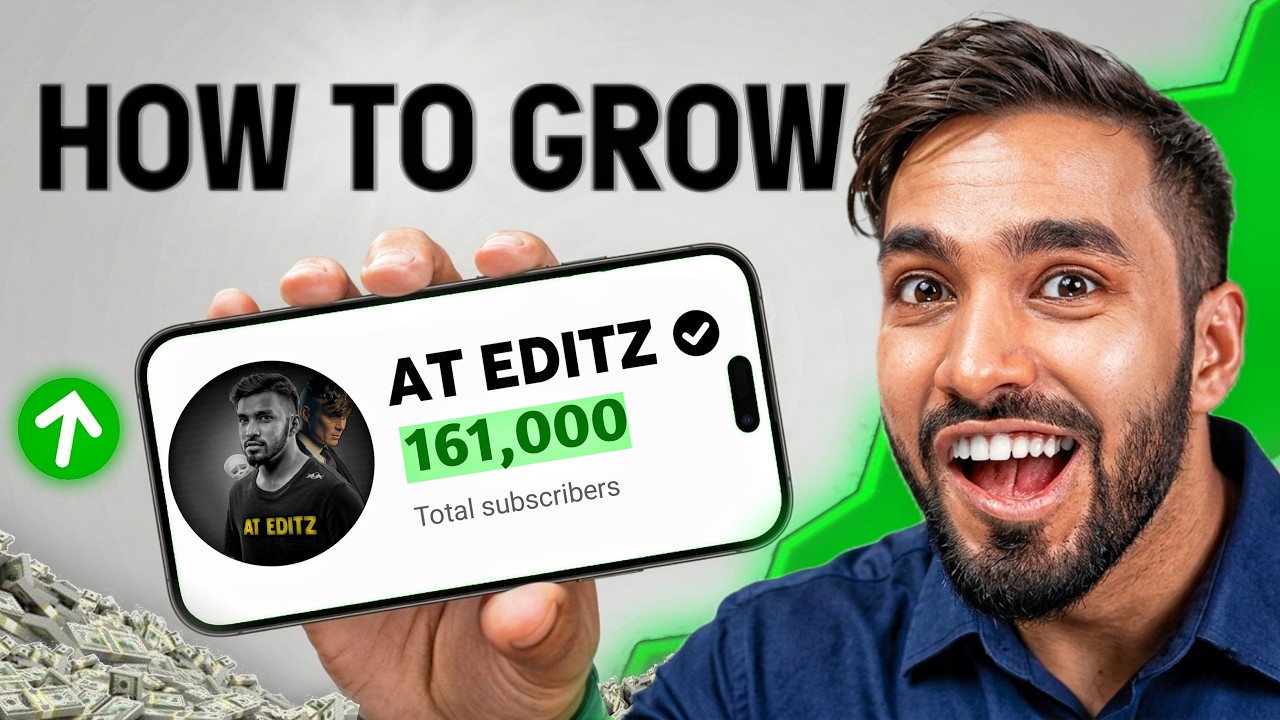How to Grow and Monetize an Editing channel | AT EDITZ - YouTube