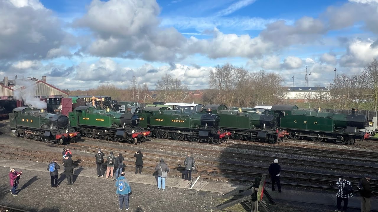 Didcot Railway Centre  Steam Day With 4144  Special Guest 5199 Prairie   10022024