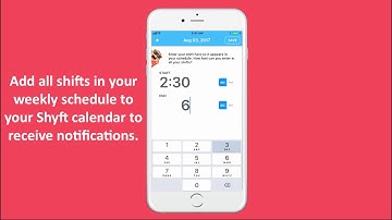 Shyft - How to Add Shifts To The Calendar