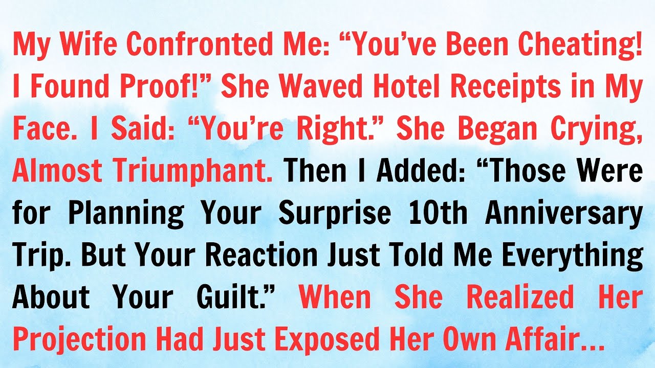 My Wife Confronted Me: “You’ve Been Cheating! I Found Proof!” She Waved Hotel Receipts in My Face…