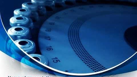 Laboratory Centrifuge PowerPoint Template by PoweredTemplate.com