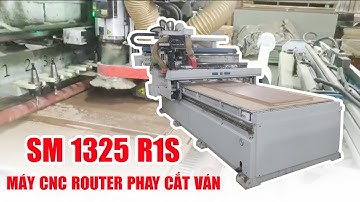 Video vận hành: Máy cnc 1 đầu thay dao tự động kết hợp cụm lưỡi cưa gia công cánh cửa.