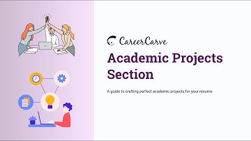 How to Showcase Academic Projects on Your Resume | Perfect for Freshers