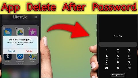 App Delete Na Ho Bina Password Dale || How to Prevent App From Uninstall