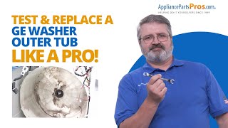 GE Front Load Washer Outer Tub Repair MADE EASY