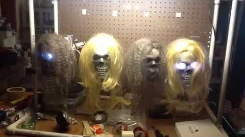 Tabletop Studios - Animatronic Test 2016- Skull Quartet