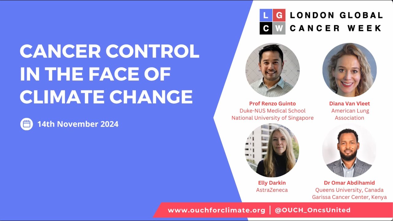 LGCW 2024: Cancer Control in the Face of Climate Change Webinar