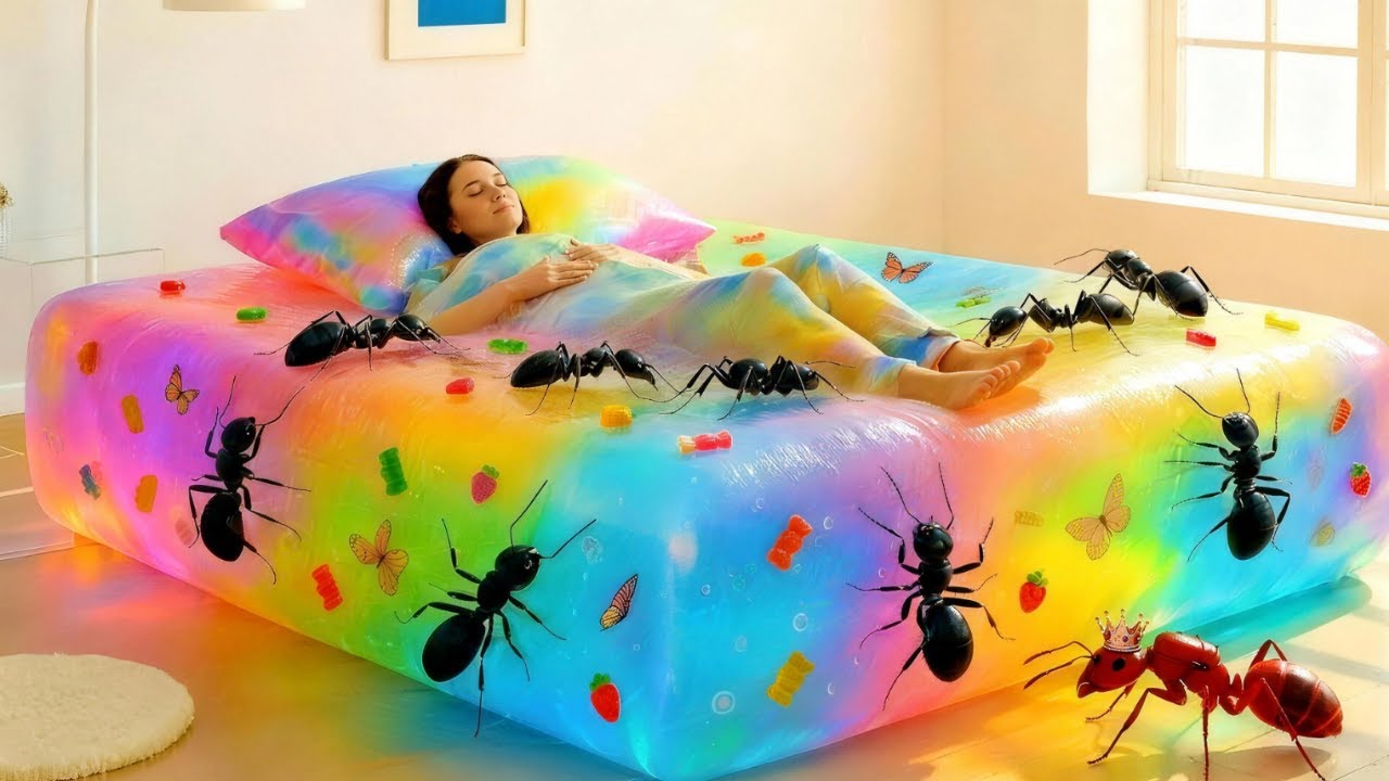 What Happens If You Jump On A Giant Jelly Bed? 😱 Oddly Satisfying ASMR ☁️💤