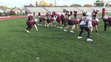 Breaking down the triple option offense with the Mishawaka Cavemen