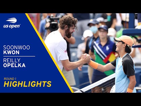 Soonwoo Kwon vs Reilly Opelka Highlights | 2021 US Open Round 1