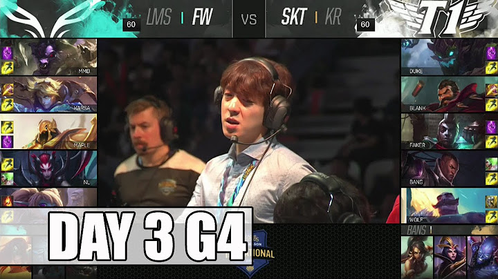 Flash Wolves vs SK Telecom T1 | Day 3 Mid Season Invitational 2016 | FW vs SKT G2 MSI 1080p