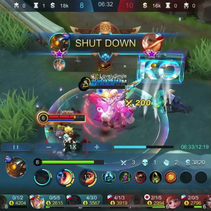 ML legend double kill, shut down, unstoppable sound effects
