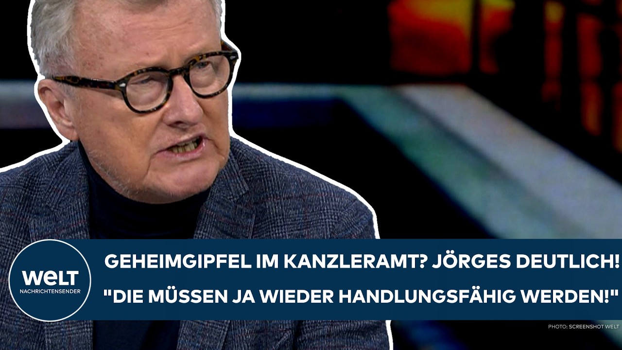 DEUTSCHLAND: Geheimgipfel im Kanzleramt! Jörges deutlich! 