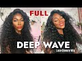 THIS IS WIG IS SO FULL! WOW | DEEP WAVE CLOSURE WIG | HERMOSA HAIR