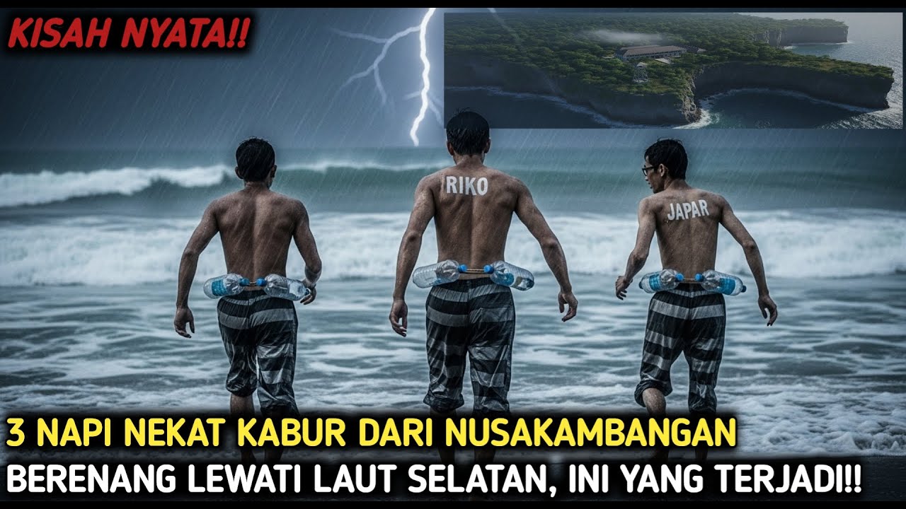 Kisah Pelarian Paling Gila dari Penjara Tersadis Indonesia, 3 napi nekat kabur dari nusakambangan