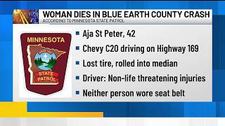 Madison Lake woman dies after crash on Hwy 169