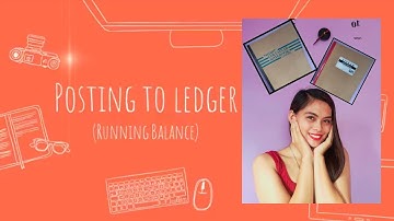 03 Accounting Cycle: Posting to Ledger with Running Balance | Easy-to-learn Tutorial
