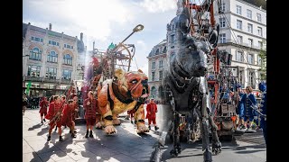 Royal De Luxe Giants Bull Machine And Xolo Antwerp