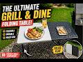 Half Metal Half Plastic 5 Foot Long Folding Table For Grilling Companion and Dining Set Up