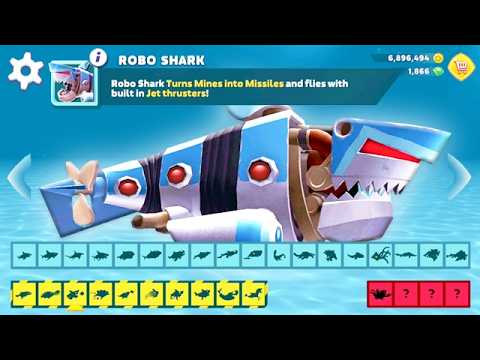 Hungry Shark Evolution - Robo Shark Max Level