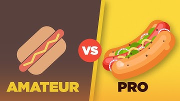 Beginner vs Pro: Create a Perfect Hotdog Vector in Adobe Illustrator!