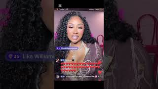 Ari Fletcher Monday TikTok live video part 1