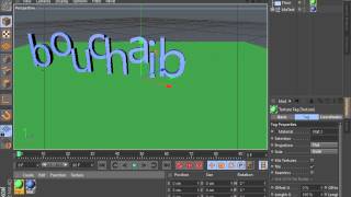 comment écrit ton nom 3D par CINEMA 4D