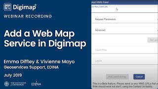 Add a Web Map Service in Digimap