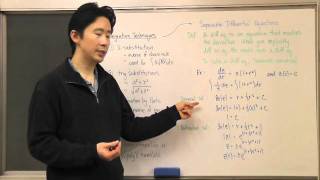 IB Math Section 27E Separable Differential Equations