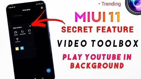 VIDEO TOOLBOX MIUI 11 HIDDEN FEATURE | Play Youtube Video In Background | MIUI11/12 | FLOATING WINDO