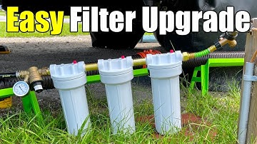 Easy 3 Filter Water System Build | RV LIFE