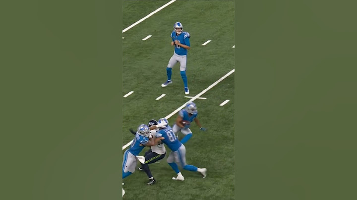 Jared Goff with a fake so good he baited a late hit and a sack celebration #nfl #football #lions