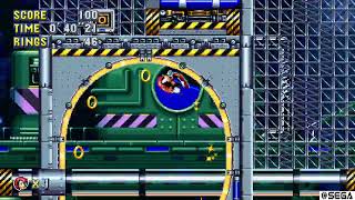 Sonic Mania - Encore Chemical Plant Act 2 (Mighty) Speed Run - 1:51:07