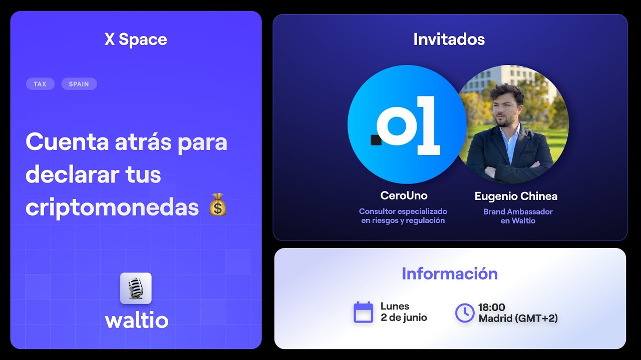 Cuenta atrás para declarar tus criptomonedas con Waltio