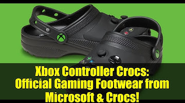 Xbox Controller Crocs: Official Gaming Footwear from Microsoft & Crocs!