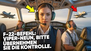 In 35.000 Fuß gaben beide Piloten auf bis F-22s das Rufzeichen eines Teenagermädchens „Viper-Nine“
