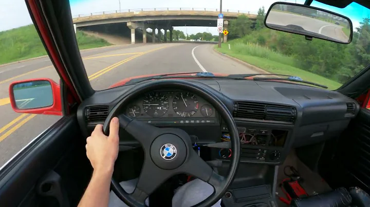 Bmw E30 S52 POV Driving