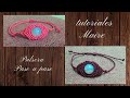 Como hacer pulsera con piedra luna Fácil tutorial