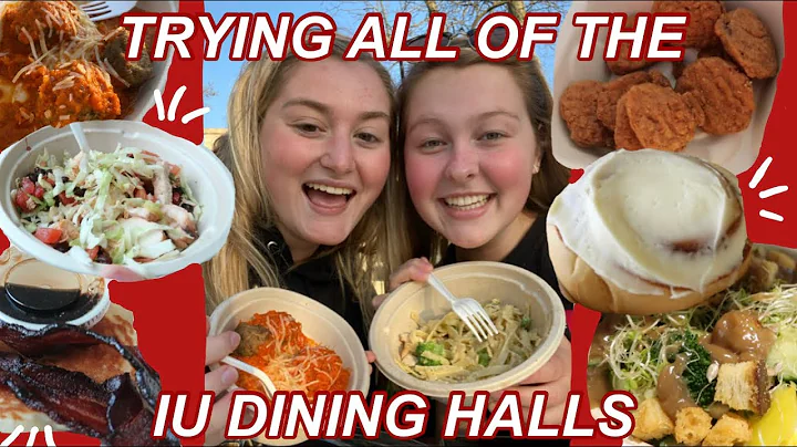 IU DINING HALLS | eating at the 24 dining halls for a week | 2021