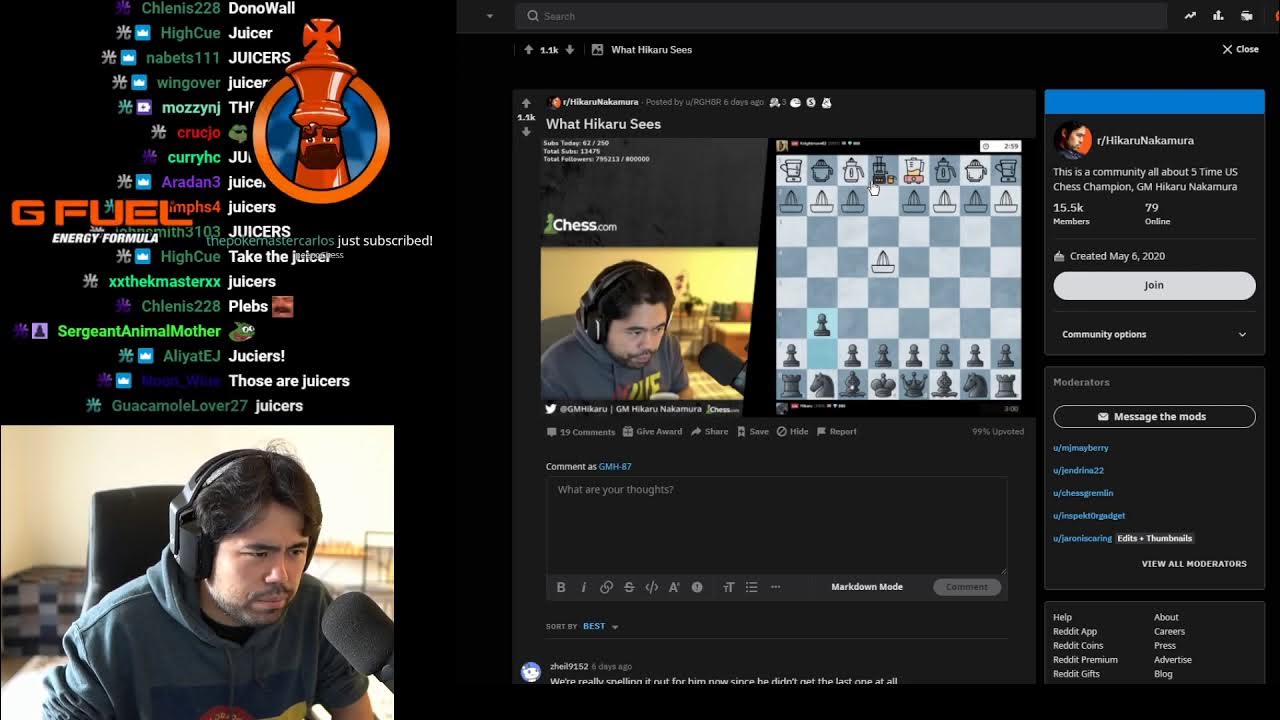 DEFINITION OF A JUICER BY HIKARU NAKAMURA OMEGALOL!! YouTube