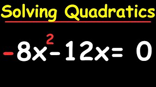 Solving Quadratics by Factoring Easy & Fast (COMPLETE GUIDE)