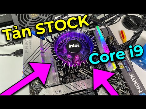 Tản nhiệt STOCK của Core i9 13900 - Vẫn CÙI