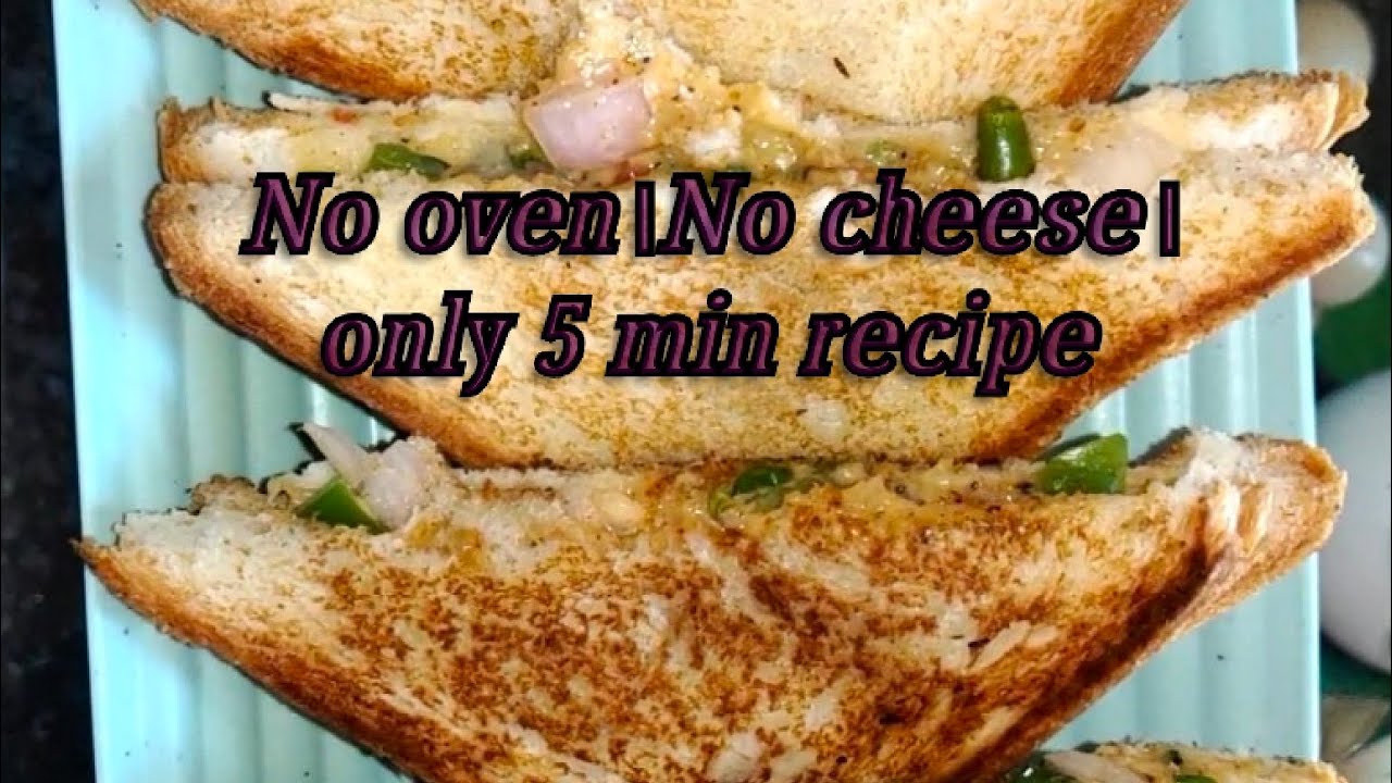 crunchy and juicy vegetable sandwich ।No oven ।No cheese।  in just 5 min ।odia foodies।