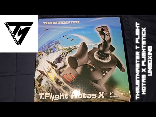 Thrustmaster T Flight HOTAS X Flightstick Unboxing - YouTube