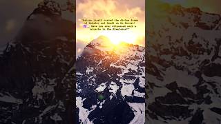 "Nature itself carved the divine forms of Mahadev and Nandi on Om Parvat! 🕉️🏔️ Have you ever witness