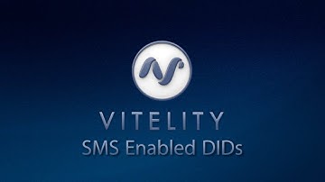 Vitelity 101   SMS Enabled DIDs