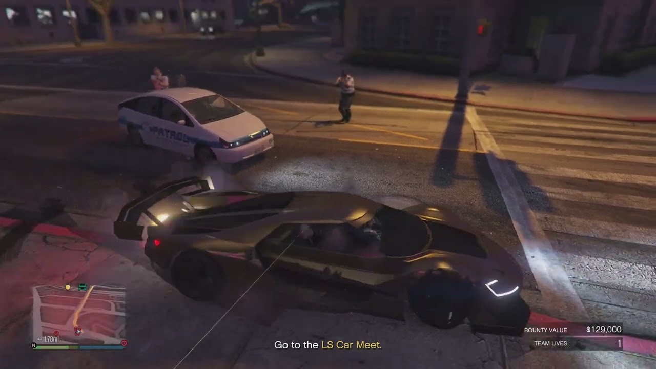 GTA V Online WR attempt at Most wanted Garcia (it was a horrible try but was great fun 😁)