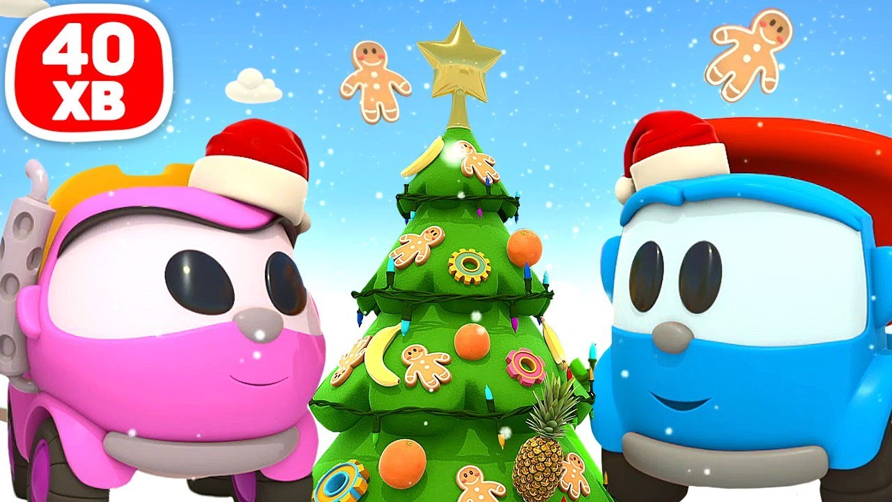 Вантажівочка Льова та його друзі прикрашають ялинку до Нового Року